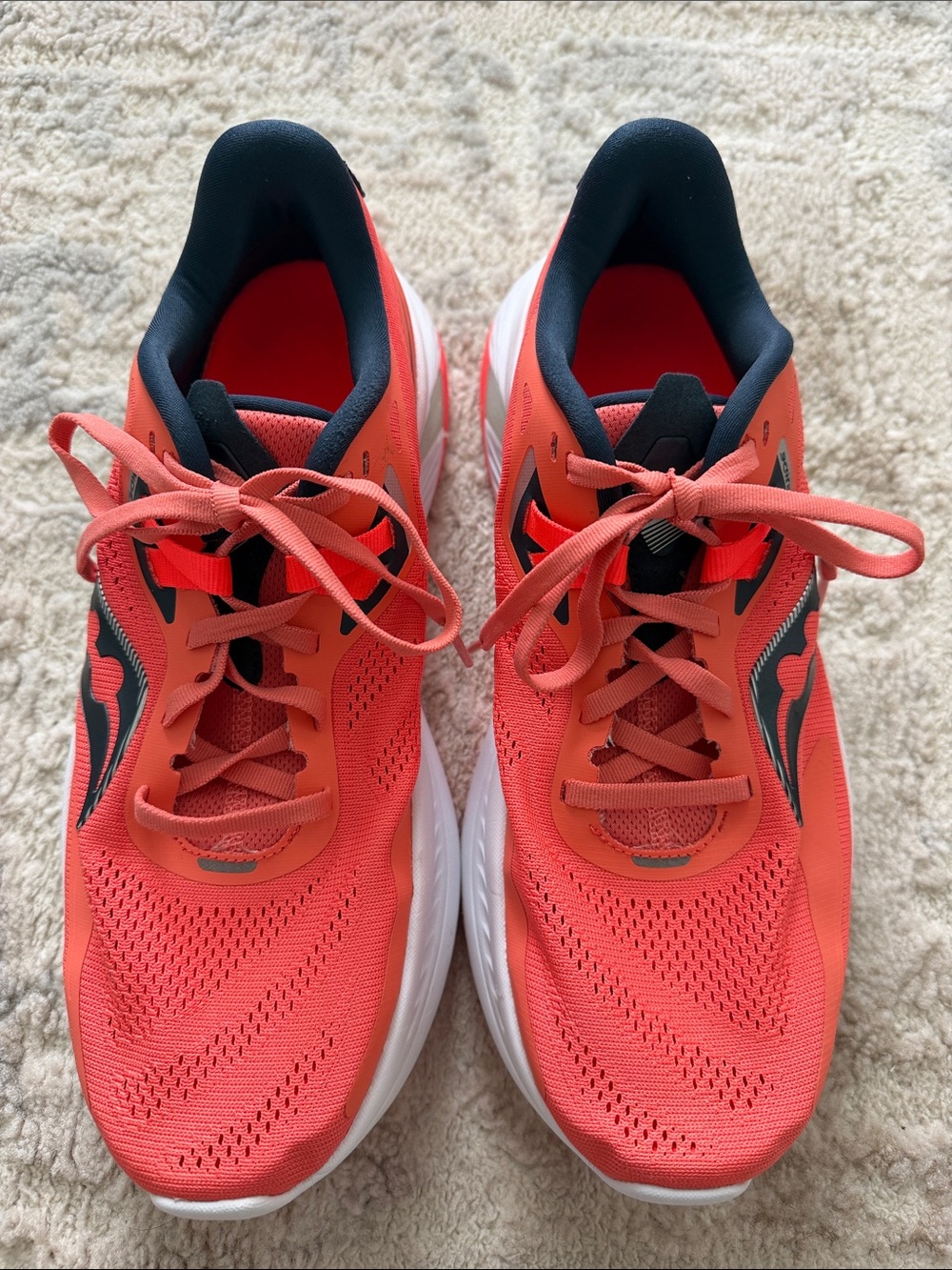 Saucony Women's Coral/Black Athletic Running Shoes